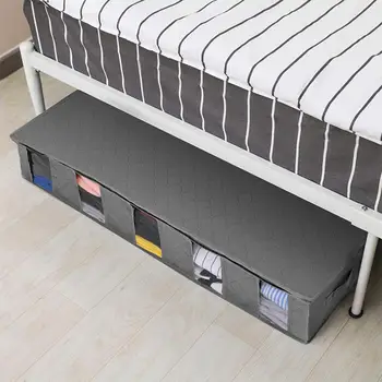 Large Capacity Portable Folding Under Bed Quilt Blanket Shoes Storage Bag Durable Non-woven Fabric Dustproof Clothes Organizer
Large Capacity Portable Folding Under Bed Quilt Blanket Shoes Storage Bag Durable Non-woven Fabric Dustproof Clothes Organizer