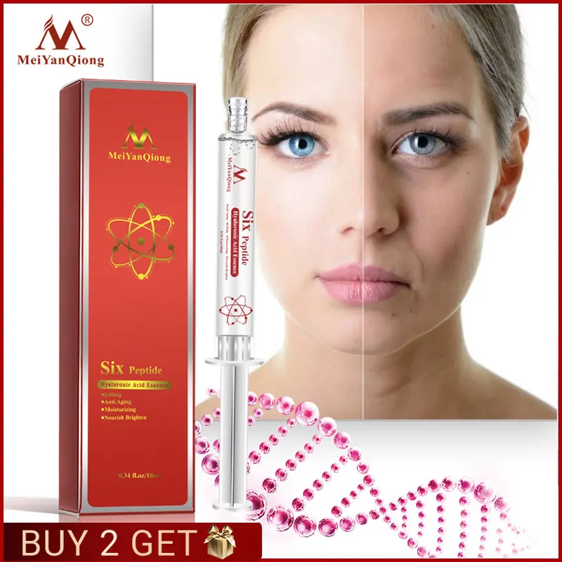 Six Peptide Hyaluronic Acid Essence Face Serum Anti-Aging Lifting Firming Skin Concentrate Rejuvenation Remove Winkle Fine Lines
Six Peptide Hyaluronic Acid Essence Face Serum Anti-Aging Lifting Firming Skin Concentrate Rejuvenation Remove Winkle Fine Lines