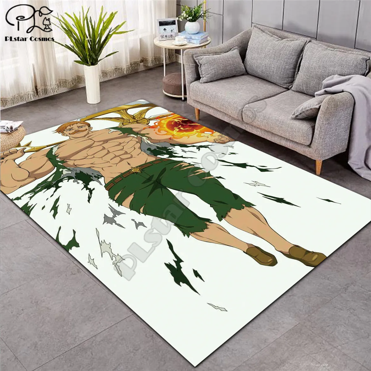 

The seven deadly sins Square Anti-Skid Area Floor Mat 3D Rug Non-slip Mat Dining Room Living Room Soft Bedroom Carpet style-03