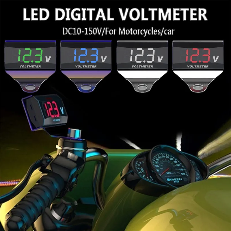 10V-150V Digital Voltmeter Car Motorcycle LED Display Waterproof Vehicle Refitted Voltmeter with Bracket Voltage Panel Dropship
10V-150V Digital Voltmeter Car Motorcycle LED Display Waterproof Vehicle Refitted Voltmeter with Bracket Voltage Panel Dropship