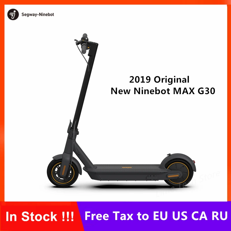 2019 New Original Ninebot MAX G30 KickScooter Foldable Smart Electric Scooter Hoverboard 350W Power 10inch wheel 65Km mileage
2019 New Original Ninebot MAX G30 KickScooter Foldable Smart Electric Scooter Hoverboard 350W Power 10inch wheel 65Km mileage