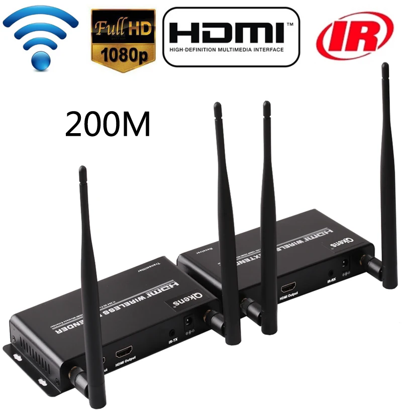5 ГГц Беспроводная передача HD удлинитель передатчик приемник видео