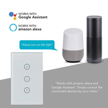 WiFi Smart Switch Wireless Ceiling Fan Switch Smart Life APP Remote Control Timer Speed Switch Compatible with Alexa Google Home
WiFi Smart Switch Wireless Ceiling Fan Switch Smart Life APP Remote Control Timer Speed Switch Compatible with Alexa Google Home
