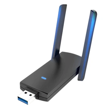 1300M Dual Band Network Card Wi-Fi Adapter 2.4Ghz 5.8ghz USB Ethernet PC Wifi Receiver with 2*2dBi External Antennas Desktop
1300M Dual Band Network Card Wi-Fi Adapter 2.4Ghz 5.8ghz USB Ethernet PC Wifi Receiver with 2*2dBi External Antennas Desktop