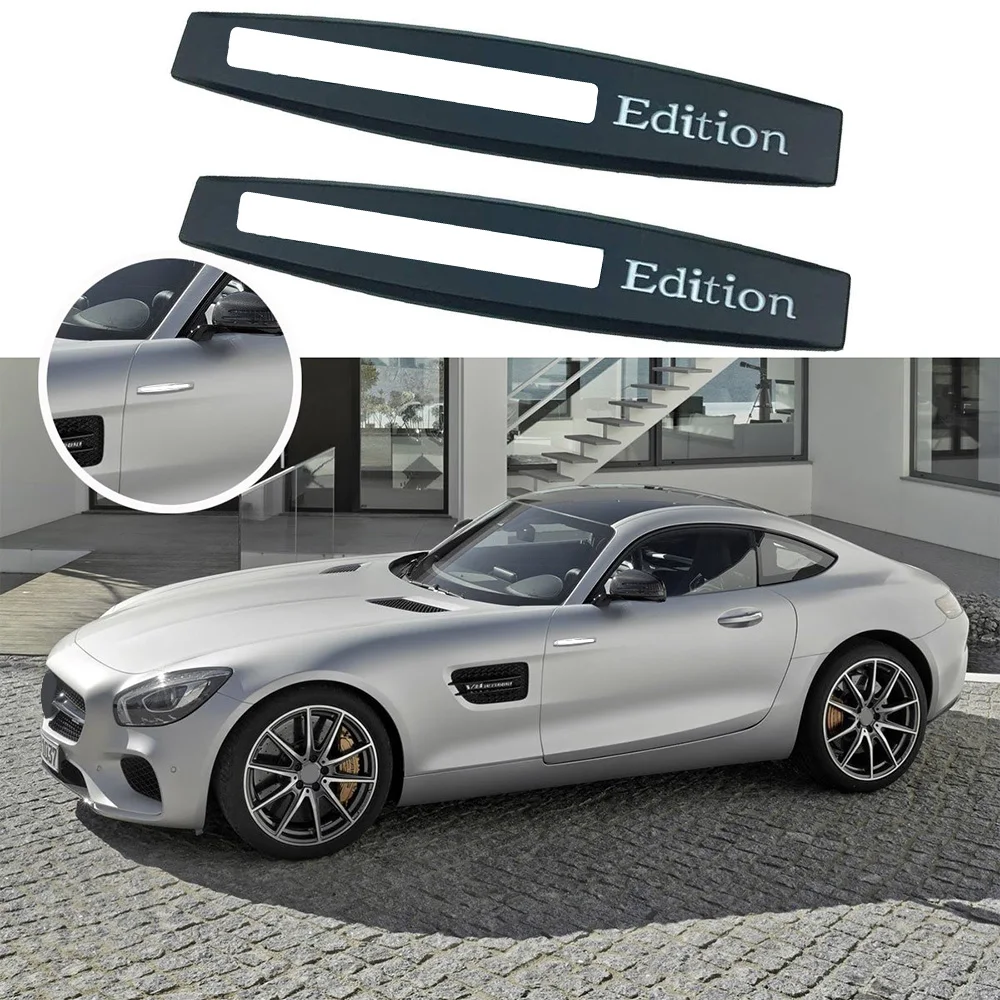 Фото Металлическая Наклейка для логотипа AMG Edition наклейка с буквами Mercedes Benz CLA GLC GLE GLK GLS