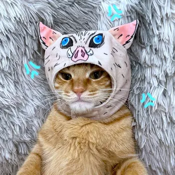 Funny Cat Demon Slayer Kitty Hat Cat Clothes Costume Dressing Up Decor Accessory Halloween Party Clothing For Cat Cosplay Hat
Funny Cat Demon Slayer Kitty Hat Cat Clothes Costume Dressing Up Decor Accessory Halloween Party Clothing For Cat Cosplay Hat