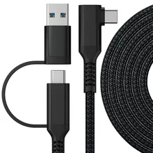 For Oculus Quest 2 Link Cable USB 3.1 Quick Charge Cables for Quest2 VR Data Transfer Fast Charges VR Headset Accessories 3/5/6M
For Oculus Quest 2 Link Cable USB 3.1 Quick Charge Cables for Quest2 VR Data Transfer Fast Charges VR Headset Accessories 3/5/6M