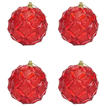 4 Pcs Lightweight Portable Decorative Durable Christmas Tree Ornaments Hanging Pendant Xmas Red Snowball for Shop
4 Pcs Lightweight Portable Decorative Durable Christmas Tree Ornaments Hanging Pendant Xmas Red Snowball for Shop