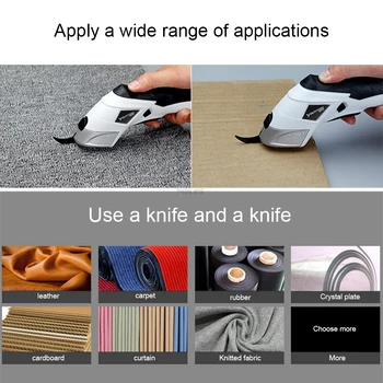 4V Cordless Rechargeable Electric Scissors Fabric Leather Cloth Sewing Cutting Knife Tailor Scissor Shears Multipurpose Handheld
4V Cordless Rechargeable Electric Scissors Fabric Leather Cloth Sewing Cutting Knife Tailor Scissor Shears Multipurpose Handheld