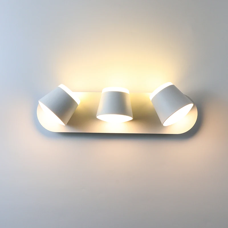 

Black White Modern Led Wall Light For Living Room Bedside Light Bedroom Led Sconce Wall Lamp Art deco Wall Led Light 220V 110V