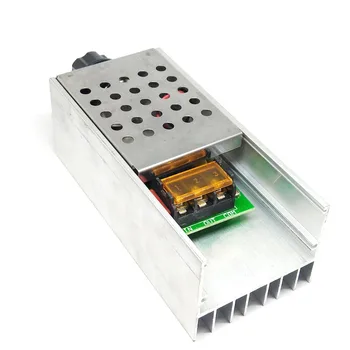 AC 220V 6000W SCR Electronic Voltage Regulator Controller Dimmer Thermostat Speed Regulation Mold with Case for Home Use LC
AC 220V 6000W SCR Electronic Voltage Regulator Controller Dimmer Thermostat Speed Regulation Mold with Case for Home Use LC