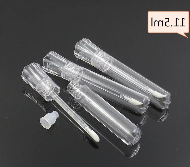 

11.5ml Lip Cute Bottle Empty Cosmetic Container Tube Travel Gloss Pretty Empty Clear Lip Containers For Makeup Wholesale