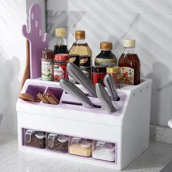 Thickened Seasoning Box Storage Rack Seasoning Storage Rack Artifact Knife Holder Chopsticks Cage Cooking Tool Storage Box
Thickened Seasoning Box Storage Rack Seasoning Storage Rack Artifact Knife Holder Chopsticks Cage Cooking Tool Storage Box