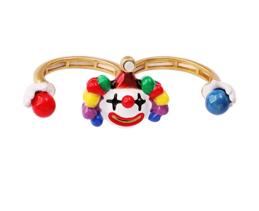 CSxjd 2020 New Enamel Glaze Painted Cartoon Clown Creative new personality opening finger Ring Christmas gift
CSxjd 2020 New Enamel Glaze Painted Cartoon Clown Creative new personality opening finger Ring Christmas gift