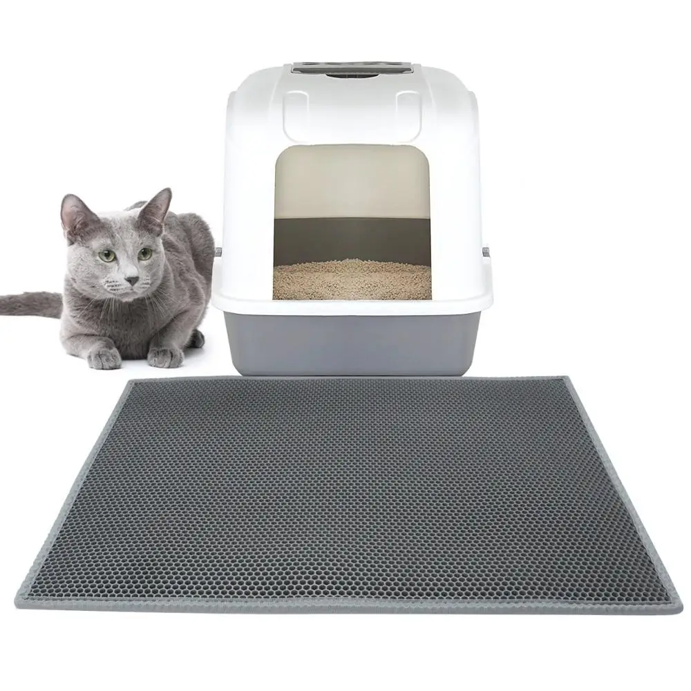 Pet Soft Cat Litter Mat Litter Trapping Mat Honeycomb Double Layer Design Waterproof Urine Proof Trapper Mat for Litter Boxes
Pet Soft Cat Litter Mat Litter Trapping Mat Honeycomb Double Layer Design Waterproof Urine Proof Trapper Mat for Litter Boxes
