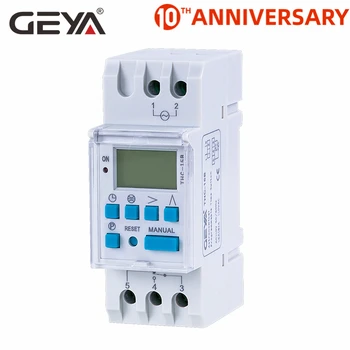 GEYA THC Astronomical Timer Switch LCD Display 16A 20A 30A Timing Control Latitude Switch 110V 220V
GEYA THC Astronomical Timer Switch LCD Display 16A 20A 30A Timing Control Latitude Switch 110V 220V