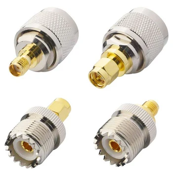 4 PCS / SET UHF SL16 PL259 SO239 to SMA Male Plug Female Jack RF Connector Test Converter
4 PCS / SET UHF SL16 PL259 SO239 to SMA Male Plug Female Jack RF Connector Test Converter