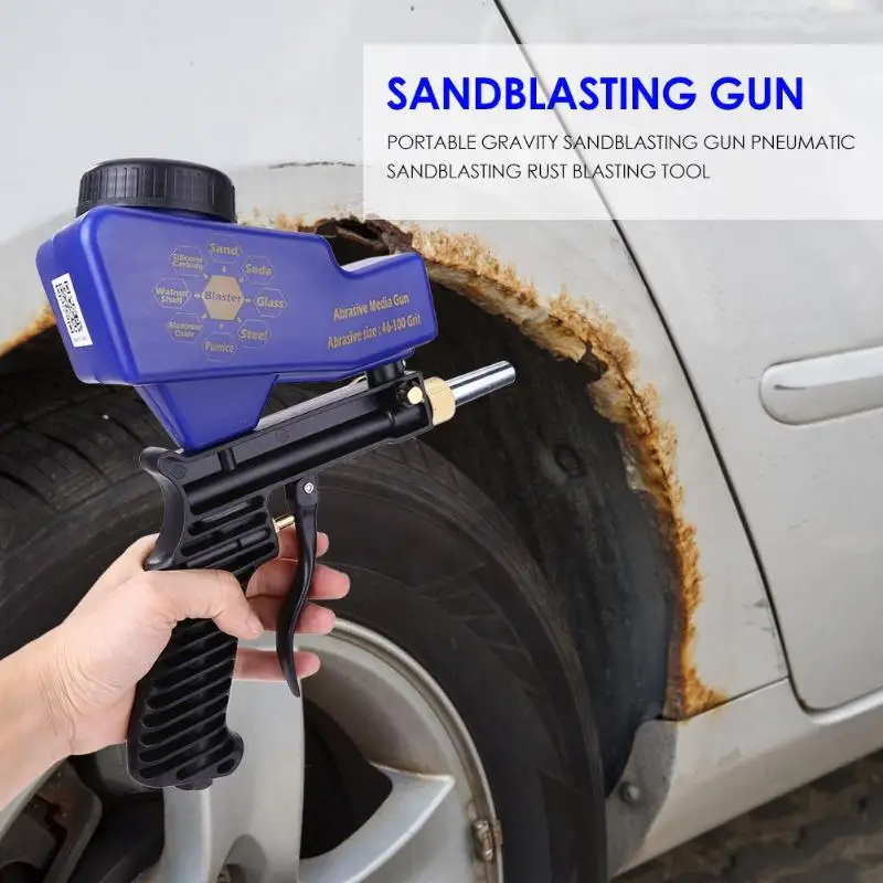 Portable Handheld Gravity Pneumatic Sandblasting Gun Sand Rust Blasting Device Lightweight Fast and Even Saving Easy
Portable Handheld Gravity Pneumatic Sandblasting Gun Sand Rust Blasting Device Lightweight Fast and Even Saving Easy