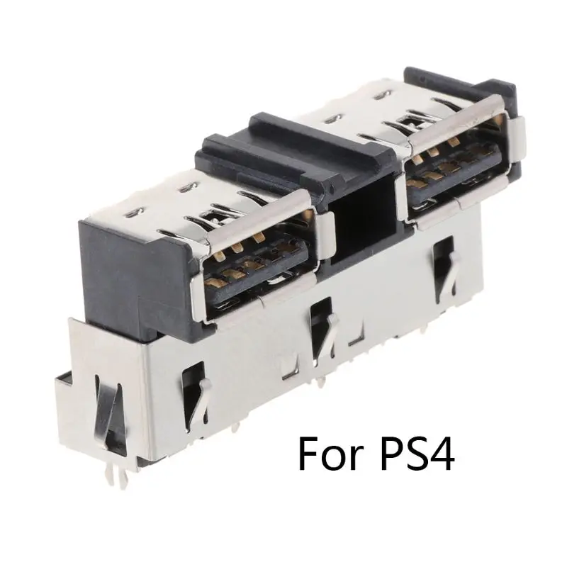 1PC Metal Replacement Double USB Connector Port Dual USB Socket for Sony PS4 PlayStation4 Accessories
1PC Metal Replacement Double USB Connector Port Dual USB Socket for Sony PS4 PlayStation4 Accessories