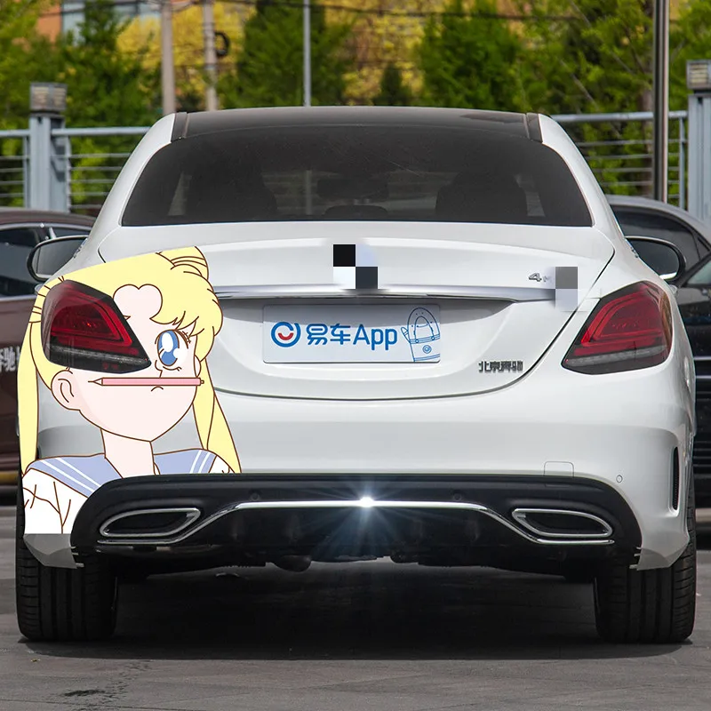 Фото Car diffuse stickers Sailor Moon rear cute creative on both sides of the body window | Автомобили и мотоциклы