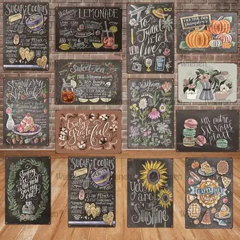 Flower Metal Plaque Drink Cake Sugar Cookies Tin Sign Kitchen Direction Indicator Sign Vintage Metal Painting Home Retro Decor
Flower Metal Plaque Drink Cake Sugar Cookies Tin Sign Kitchen Direction Indicator Sign Vintage Metal Painting Home Retro Decor