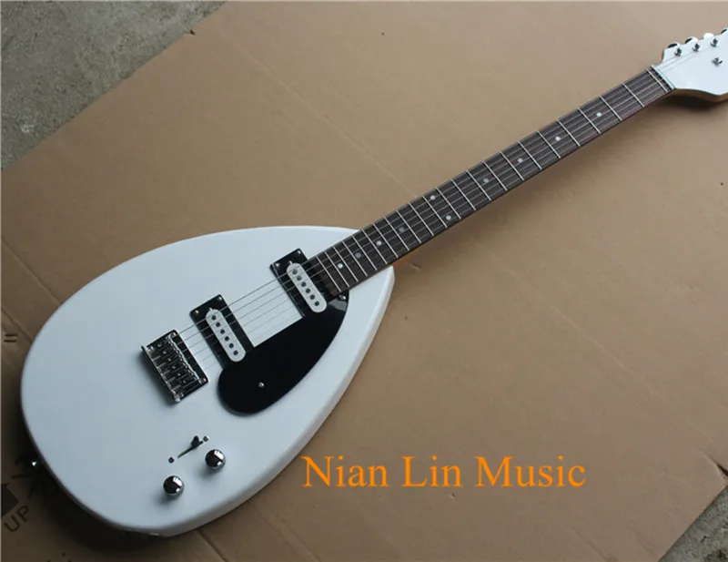 6-String Electric Guitar,White Color Body,2 Open Pickups,Water-drop Shape,22 Frets,Maple Neck,Fixed Bridge,can be Customize
6-String Electric Guitar,White Color Body,2 Open Pickups,Water-drop Shape,22 Frets,Maple Neck,Fixed Bridge,can be Customize