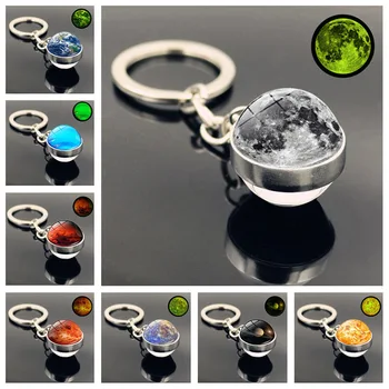 Hot Sale Solar System Galaxy Nebula Double-sided Glass Ball Luminous Keychain Moon Earth Mars Charm Keyring Couple Jewelry Gifts 
Hot Sale Solar System Galaxy Nebula Double-sided Glass Ball Luminous Keychain Moon Earth Mars Charm Keyring Couple Jewelry Gifts