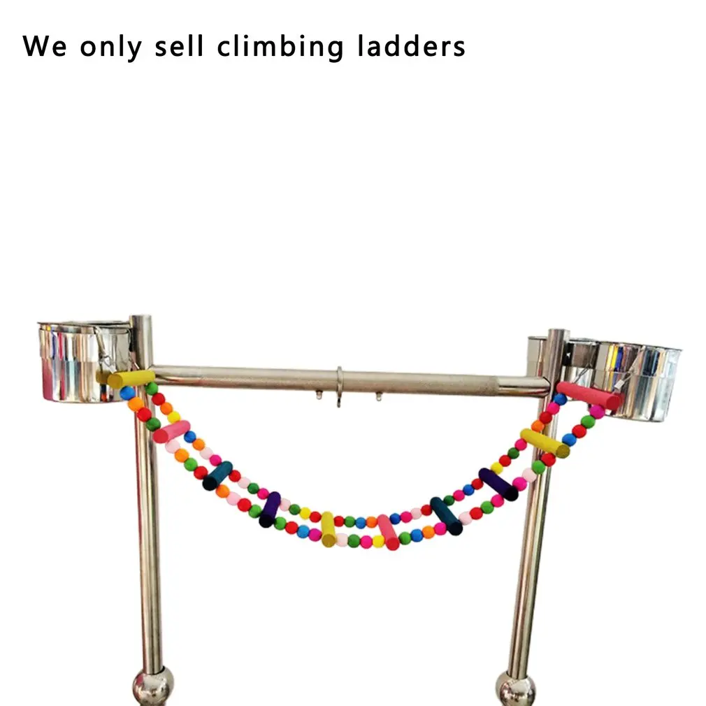 Bird Colorful Swing Wooden Bridge Climbing Ladder Toy 10 Steps Non Toxic Light Weight Durable Practical Portable
Bird Colorful Swing Wooden Bridge Climbing Ladder Toy 10 Steps Non Toxic Light Weight Durable Practical Portable