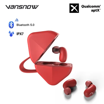 B6 Wireless Headset IPX7 Waterproof TWS Headset Sports Earplug Bluetooth 5.0 Support AptX / AAC 45h IOS / Android Play Time
B6 Wireless Headset IPX7 Waterproof TWS Headset Sports Earplug Bluetooth 5.0 Support AptX / AAC 45h IOS / Android Play Time