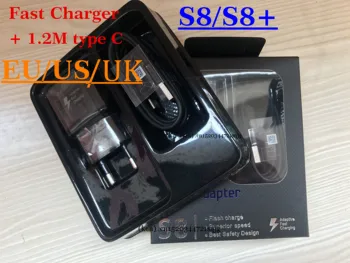 

DHL 50sets/lot 5V 2A US/EU Plug Fast Charging Travel adapter Wall Fast Charger + 1.2M Type C Usb Data Cable Retail packaging