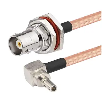 10 Pieces Extension Cable Cord BNC Female Bulkhead O-ring to CRC9 Male Right Angle Connector RF Coax Adapter 
10 Pieces Extension Cable Cord BNC Female Bulkhead O-ring to CRC9 Male Right Angle Connector RF Coax Adapter