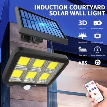 128/160 COB Split Type Induction Remote Control Courtyard Solar Wall Light Night Sensor Garden Street Lights Outdoor Lighting
128/160 COB Split Type Induction Remote Control Courtyard Solar Wall Light Night Sensor Garden Street Lights Outdoor Lighting