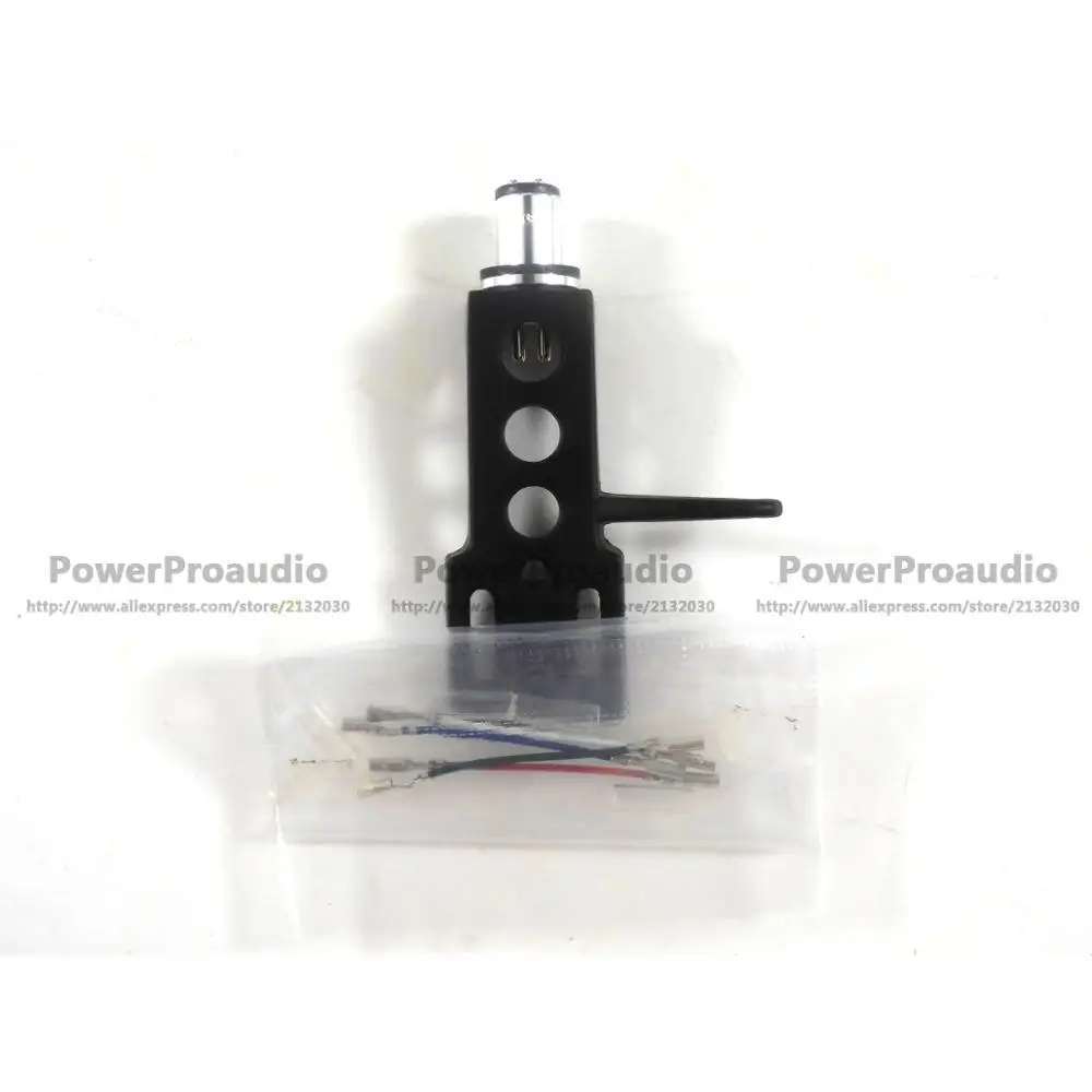 1pcs NEW Black Turntable Headshell For Technics Other Turntables 4 Pin Contacts Fit Phono Headshells | Электроника