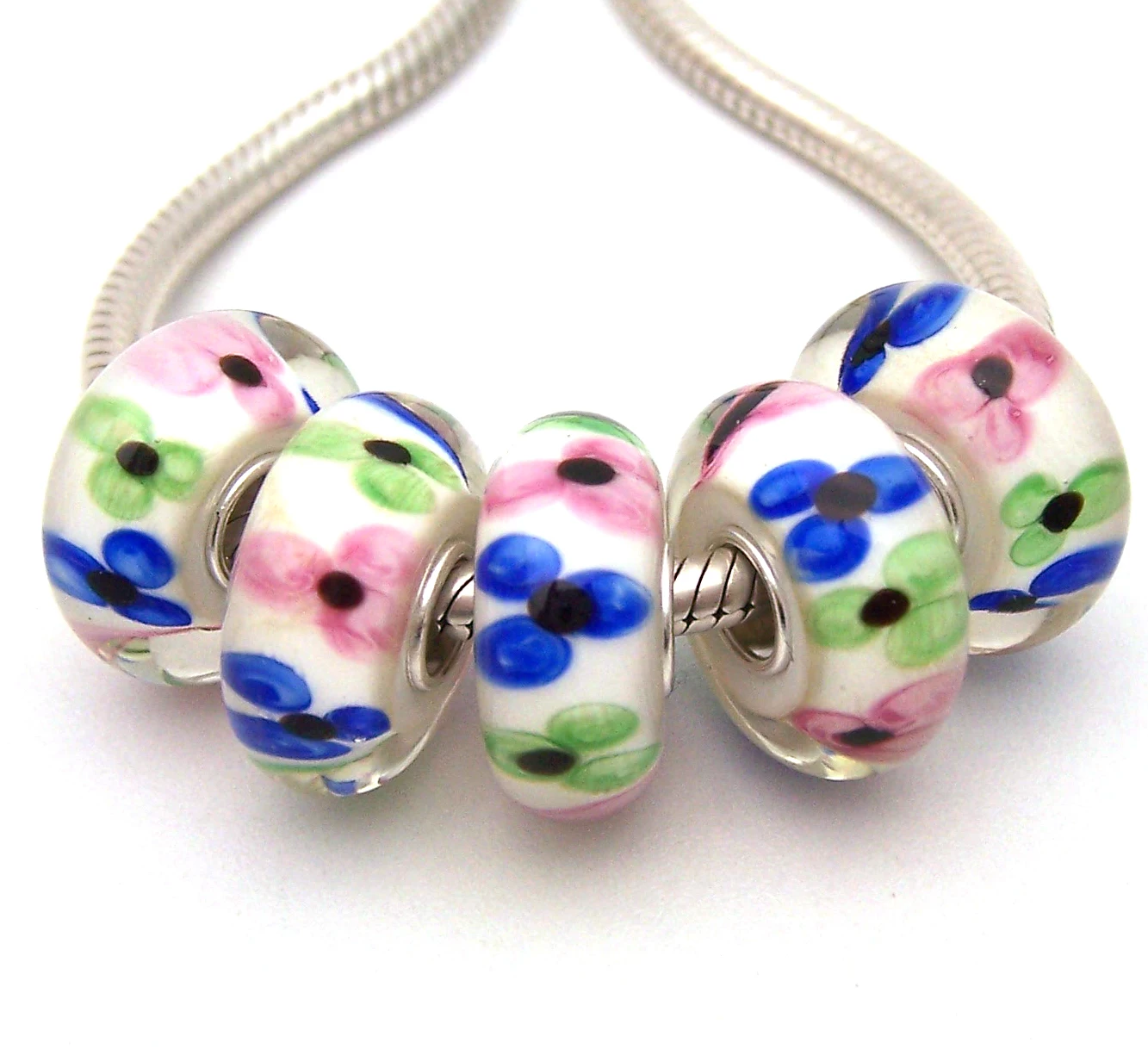 JGWGT 1607 5X 100% Authenticity S925 Sterling Silver Beads Murano Glass beads Fit European Charms Bracelet diy jewelry Lampwork
JGWGT 1607 5X 100% Authenticity S925 Sterling Silver Beads Murano Glass beads Fit European Charms Bracelet diy jewelry Lampwork