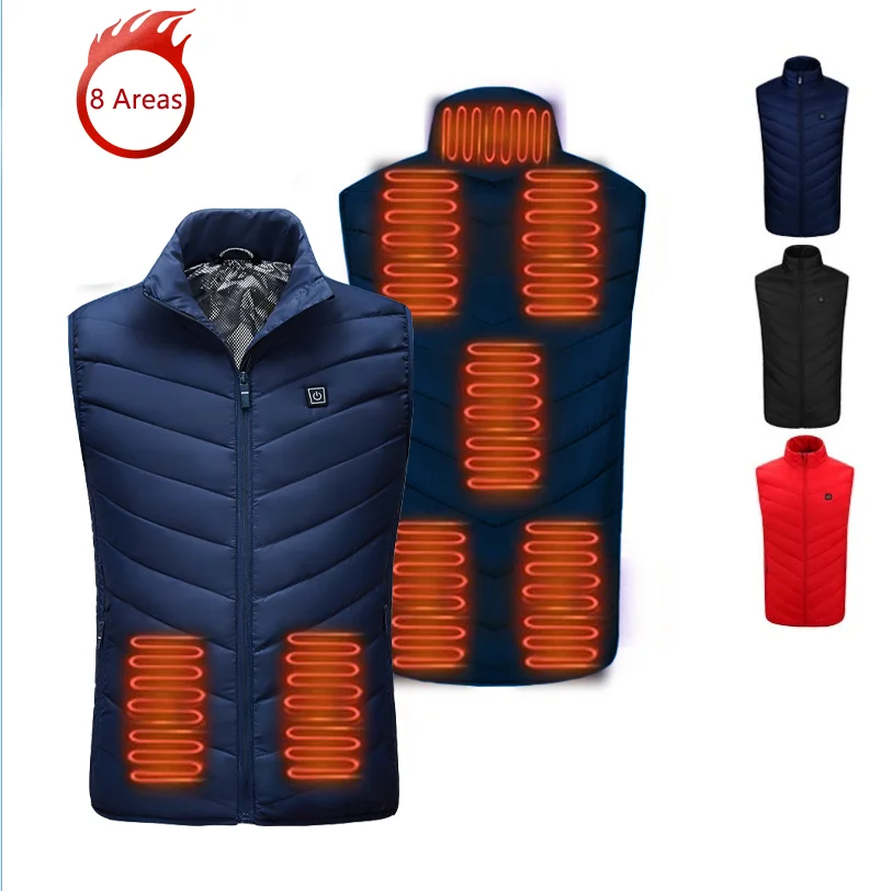 8 Areas Heated Vests Usb Infrared Jacket Men Women Winter Outdoor Camping Hiking Warm Clothing USB Thermal Heating Tactical Vest
8 Areas Heated Vests Usb Infrared Jacket Men Women Winter Outdoor Camping Hiking Warm Clothing USB Thermal Heating Tactical Vest