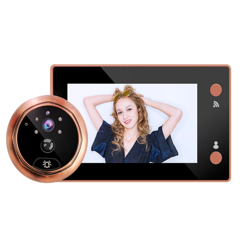 Cloud Storage Electronic Cat Eye Wifi Wireless Doorbell Intelligent Video Intercom Remote Monitoring Motion Detection
Cloud Storage Electronic Cat Eye Wifi Wireless Doorbell Intelligent Video Intercom Remote Monitoring Motion Detection