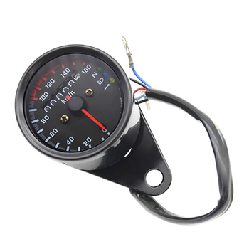 Motorcycle DC 12V 0-160km/h Motorcycle Speedometer Racer Speedometer Odometer Gauge Instrument with LED Indicator Hot Sale
Motorcycle DC 12V 0-160km/h Motorcycle Speedometer Racer Speedometer Odometer Gauge Instrument with LED Indicator Hot Sale