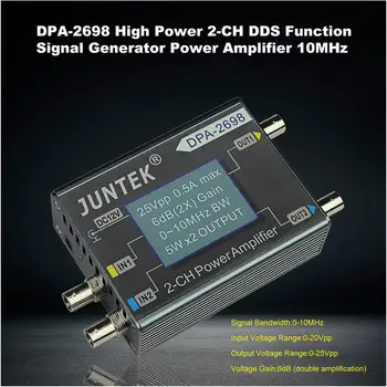High Power Dual Channel DDS Function Signal Generator Power Amplifier DC Power Amplifier 0-10MHz EU Plug
High Power Dual Channel DDS Function Signal Generator Power Amplifier DC Power Amplifier 0-10MHz EU Plug