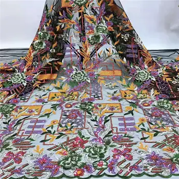 Latest African Nigerian Sequins Laces Fabric 2020 High Quality Tulle embroidery French Laces Fabric Fit Wedding dress
Latest African Nigerian Sequins Laces Fabric 2020 High Quality Tulle embroidery French Laces Fabric Fit Wedding dress