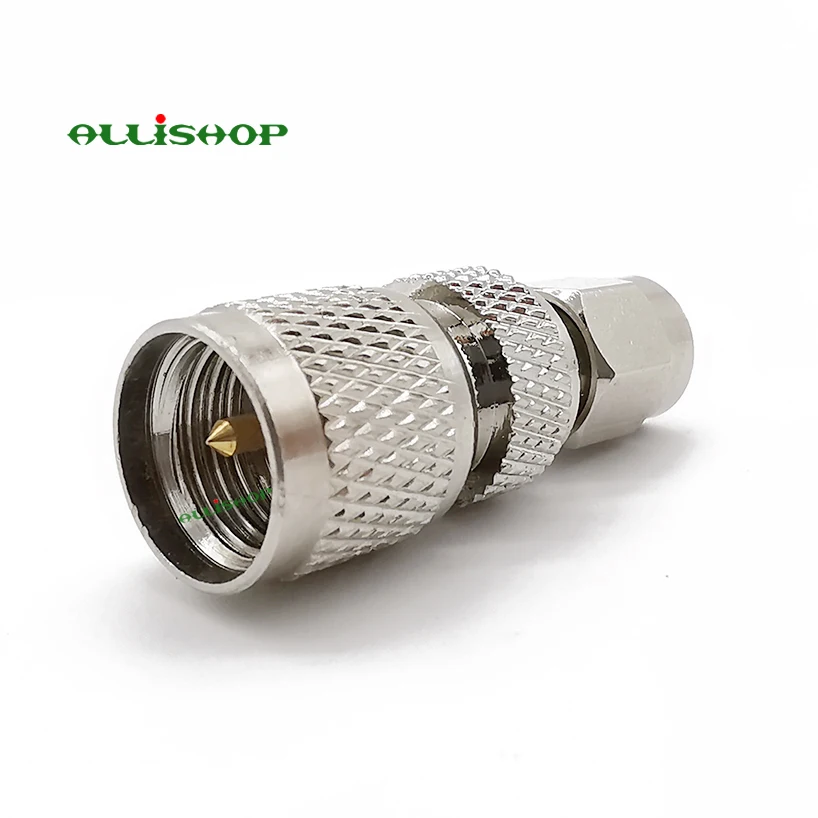 Mini UHF Male Plug to SMA Male Plug Connector RF Coax Adapter for Amateur Radio Marine VHF Radio
Mini UHF Male Plug to SMA Male Plug Connector RF Coax Adapter for Amateur Radio Marine VHF Radio