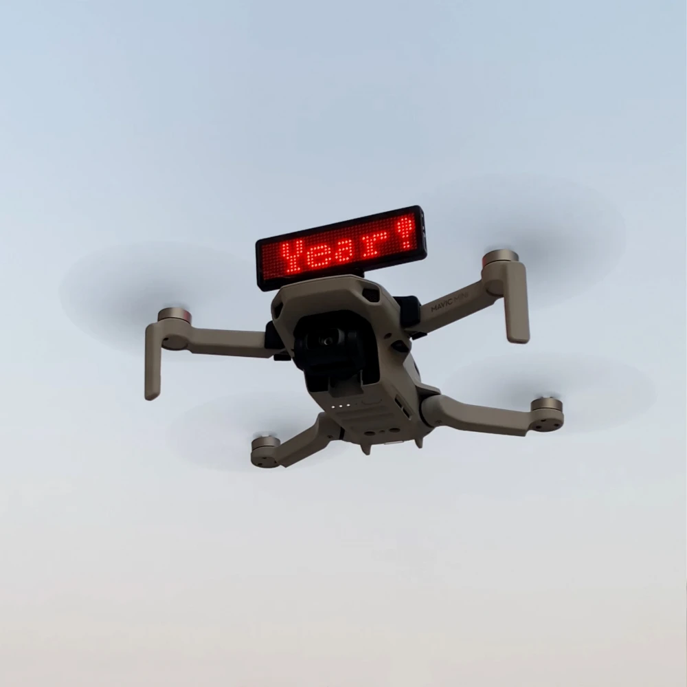 Установка дисплея билборда DIY кронштейн для DJI Mavic Mini быстросъемный светодиодный