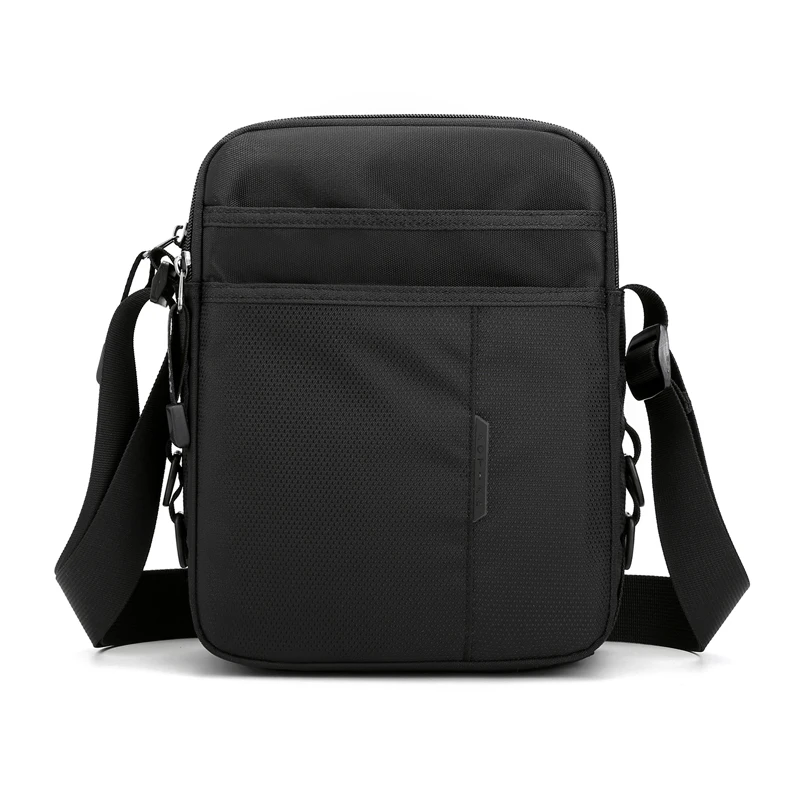 Crossbody Bag Men's Nylon Waterproof Black Shoulder Bag Small Portable Solid Color Soft Vertical Multi-pocket Zipper Coin Purse
Crossbody Bag Men's Nylon Waterproof Black Shoulder Bag Small Portable Solid Color Soft Vertical Multi-pocket Zipper Coin Purse