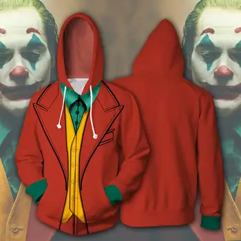 THE JOKER - Teaser Trailer Hoodies Sweatshirts Cosplay Costumes Batman clown Joker 3D Printing men and women Hoodie Jacket
THE JOKER - Teaser Trailer Hoodies Sweatshirts Cosplay Costumes Batman clown Joker 3D Printing men and women Hoodie Jacket