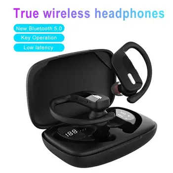 T17 Ear-hook Bluetooth Earphone TWS Bluetooth 5.0 Type-C Port Button Operation Digital Display Wireless Headphone Magnetic Cabin
T17 Ear-hook Bluetooth Earphone TWS Bluetooth 5.0 Type-C Port Button Operation Digital Display Wireless Headphone Magnetic Cabin