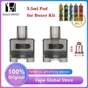 2pcs Original Hugo Vapor Boxer Pod 3.5ml Capacity For Hugo Vapor Boxer AIO Kit & 0.4ohm Mesh Coil Electronic Cigarette Vaporizer
2pcs Original Hugo Vapor Boxer Pod 3.5ml Capacity For Hugo Vapor Boxer AIO Kit & 0.4ohm Mesh Coil Electronic Cigarette Vaporizer