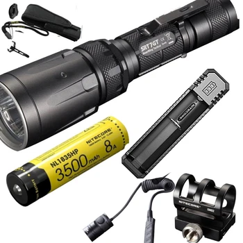 NITECORE SRT7GT Flashlight CREE XP-L HI V3 LED RGB Light max 1000LM beam distance 450 meter tactical torch + RSW1 + GM02
NITECORE SRT7GT Flashlight CREE XP-L HI V3 LED RGB Light max 1000LM beam distance 450 meter tactical torch + RSW1 + GM02