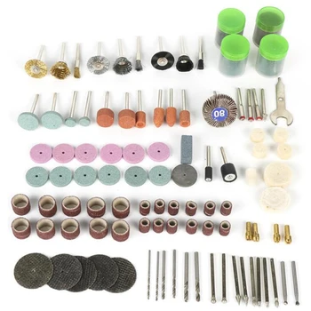 161 Pcs Electric Engraving Mini Drill Polishing Machine Variable Speed Rotary Tool Accessories for Dremel 3000 4000
161 Pcs Electric Engraving Mini Drill Polishing Machine Variable Speed Rotary Tool Accessories for Dremel 3000 4000