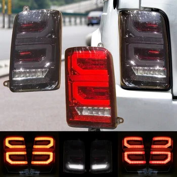 For Lada Niva 4x4 1995 the new sytle LED Tail Lights with Running Light Turn signal PMMA / ABS Plastic rear taillight
For Lada Niva 4x4 1995 the new sytle LED Tail Lights with Running Light Turn signal PMMA / ABS Plastic rear taillight