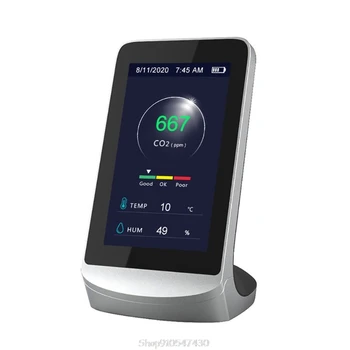Multifunction Air Quality Monitor PM2.5 Detector CO2 Gas Analyzer Dust Sensor LCD Display tester indoor Pollution Meter O09 20
Multifunction Air Quality Monitor PM2.5 Detector CO2 Gas Analyzer Dust Sensor LCD Display tester indoor Pollution Meter O09 20