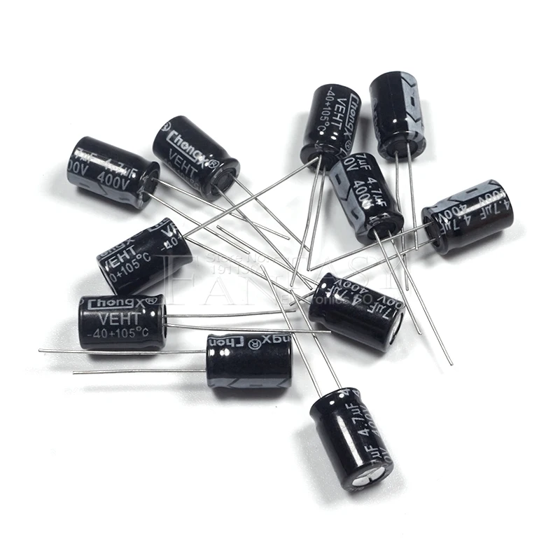 20 высококачественный электролитический конденсатор 4 7 в 400 мкФ 8*12 мм 8*12|electrolytic